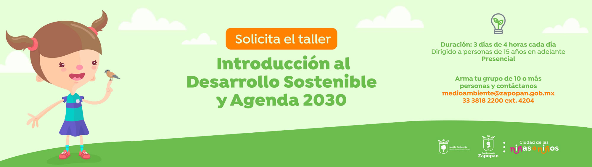 Solicita el taller Introducción al Desarrollo Sostenible y Agenda 2030
