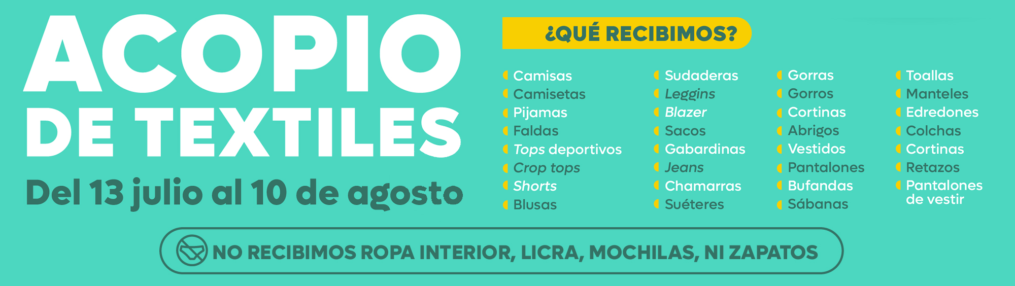 Acopio de Textiles