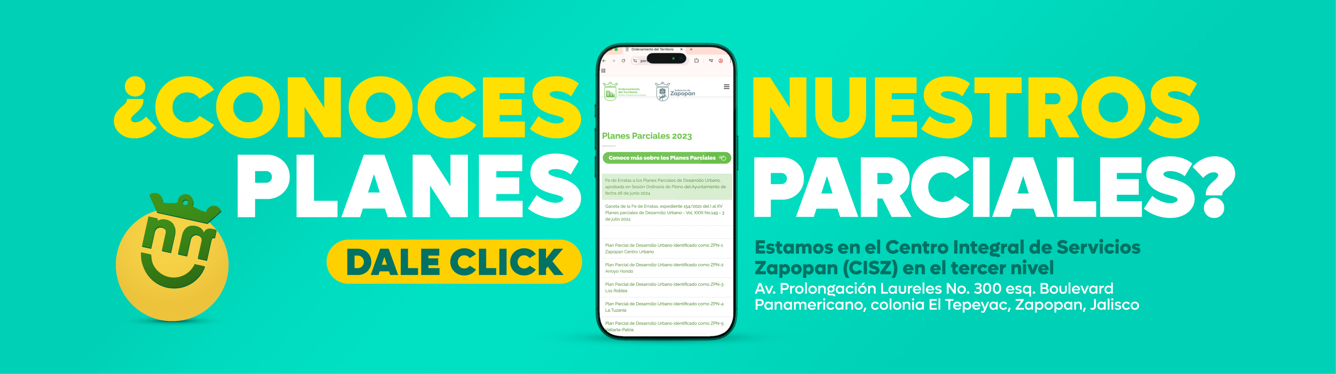 Conoce los planes parciales