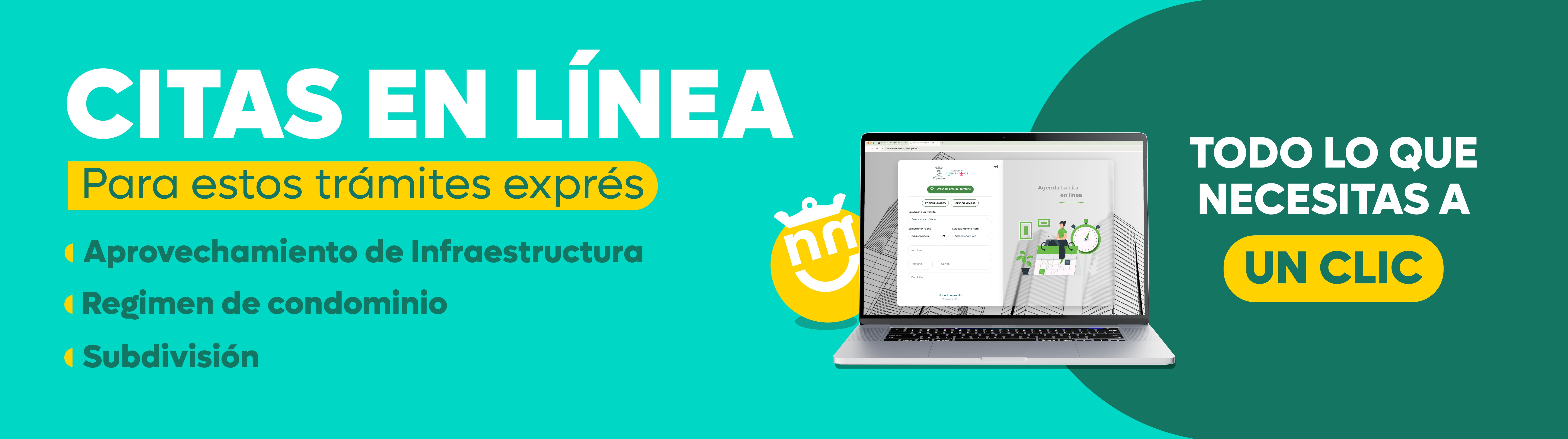Citas en línea para trámites exprés