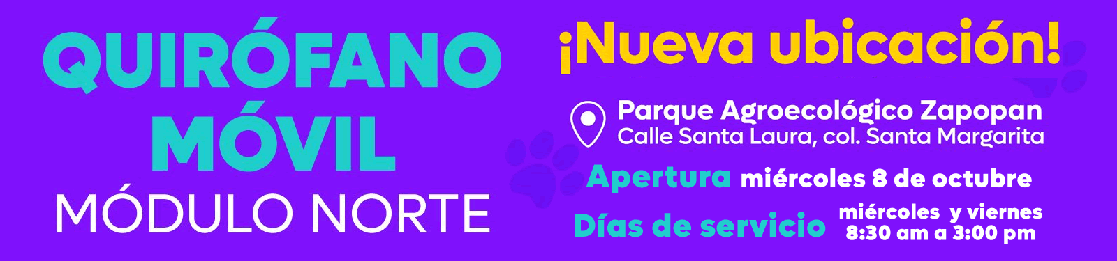 Nueva ubicación del Módulo Norte